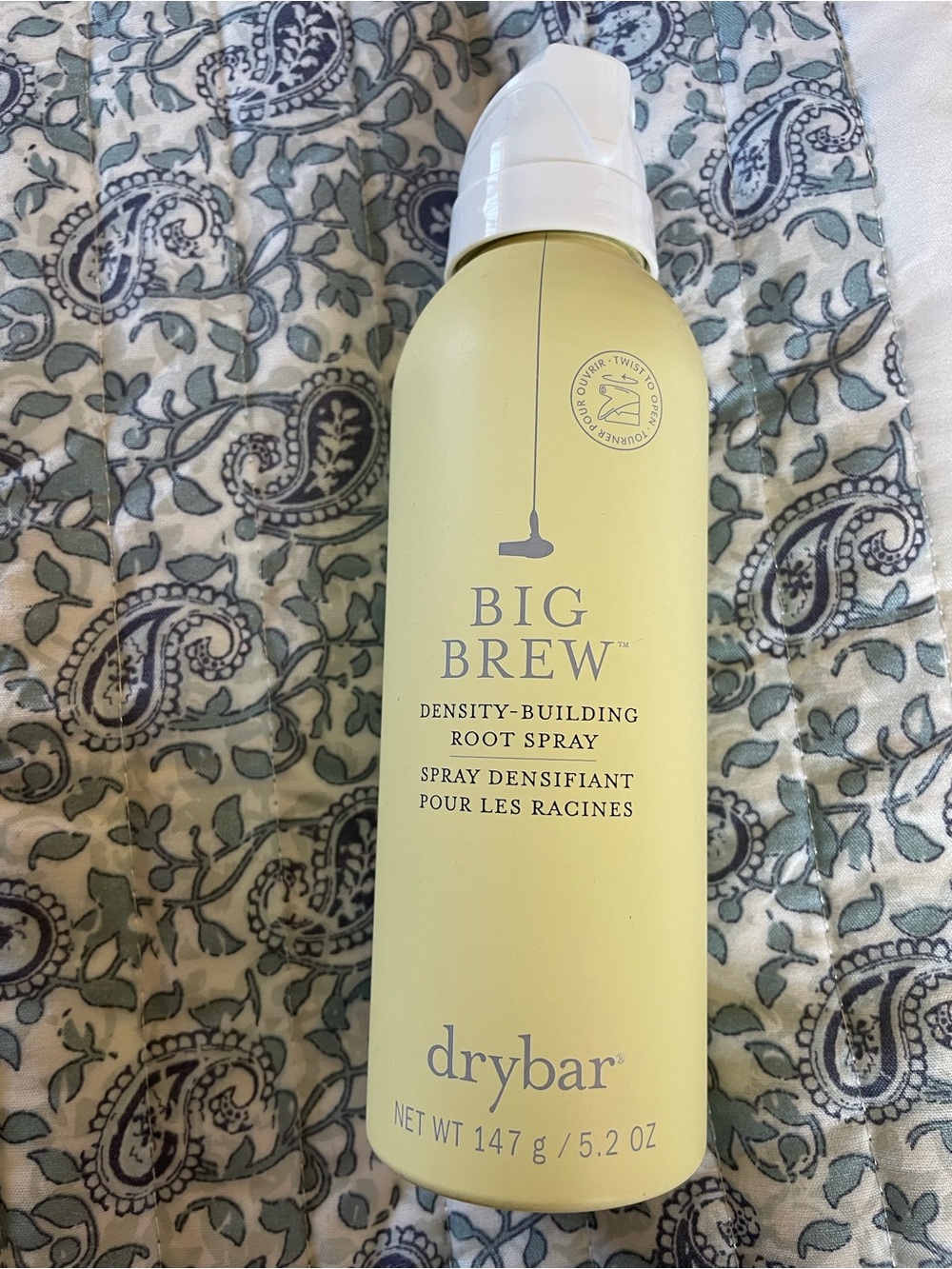 Drybar Big Brew Density-Building Root Spray — Pale Yellow